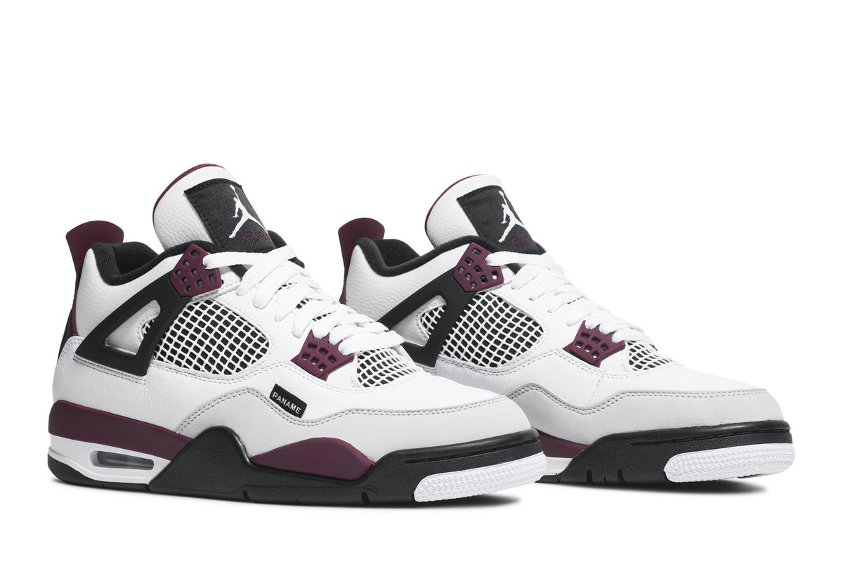 Paris Saint-Germain Collaboration — Retro 4 Sneakers — Bordeaux — CZ5624-100