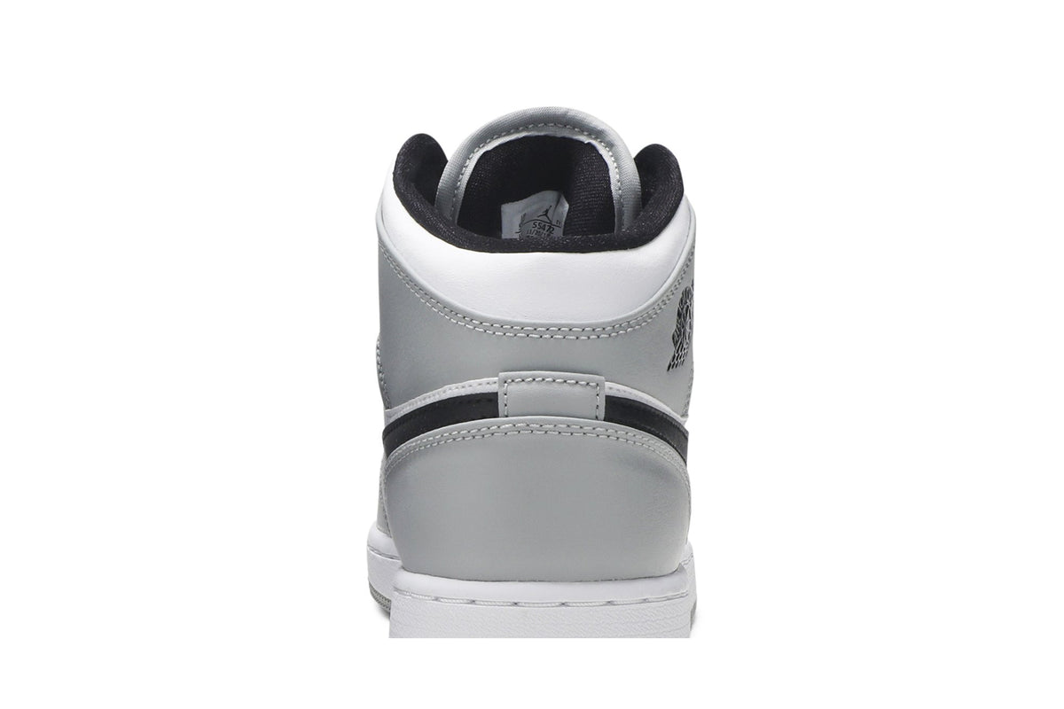 Retro 1 Mid GS Sneakers — Light Smoke Grey — 554725-092
