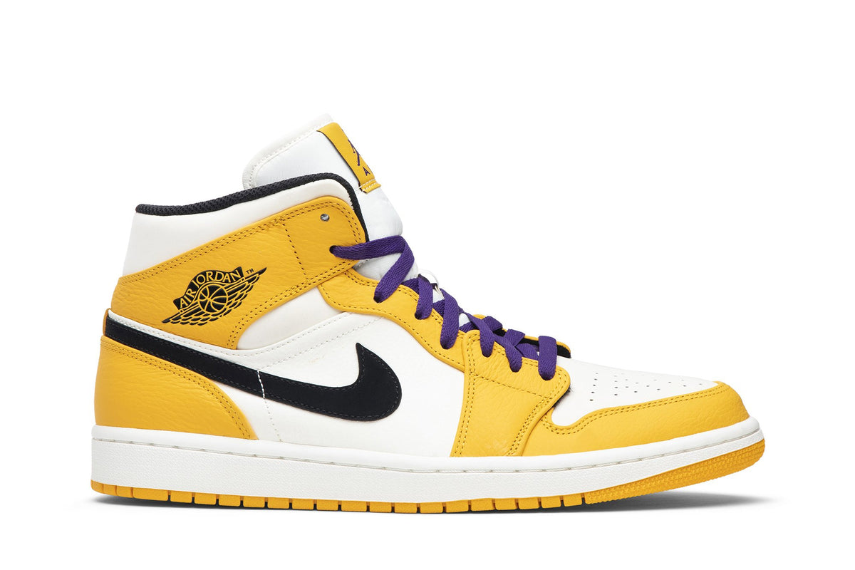 Retro 1 Mid Sneakers — Lakers — 852542-700