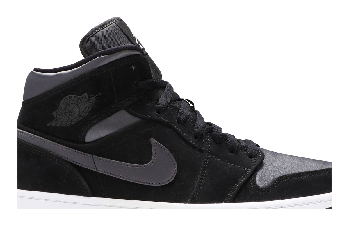 Retro 1 Mid SE Nylon Sneakers — Black Grey — 852542-012