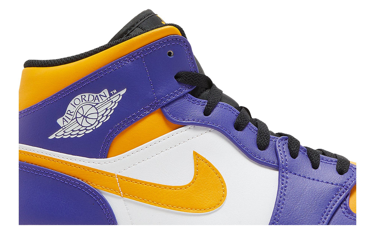 Retro 1 Mid Sneakers — Lakers — DQ8426-517