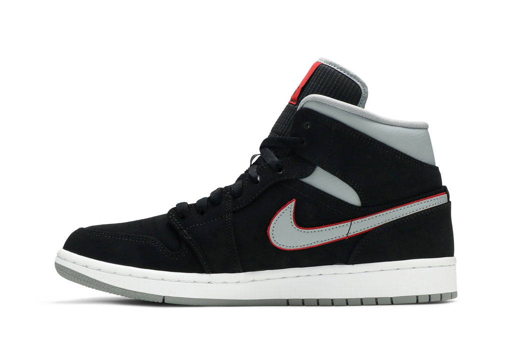 Retro 1 Mid Sneakers — Black Grey — 554724-060