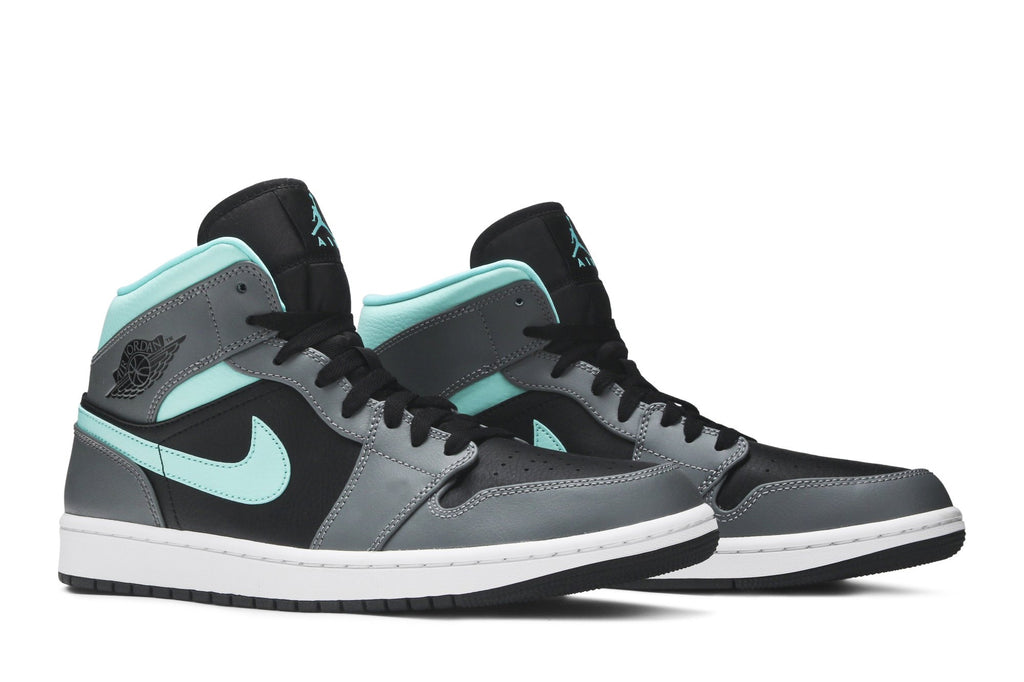 Retro 1 Mid Sneakers — Grey Aqua — 554724-063