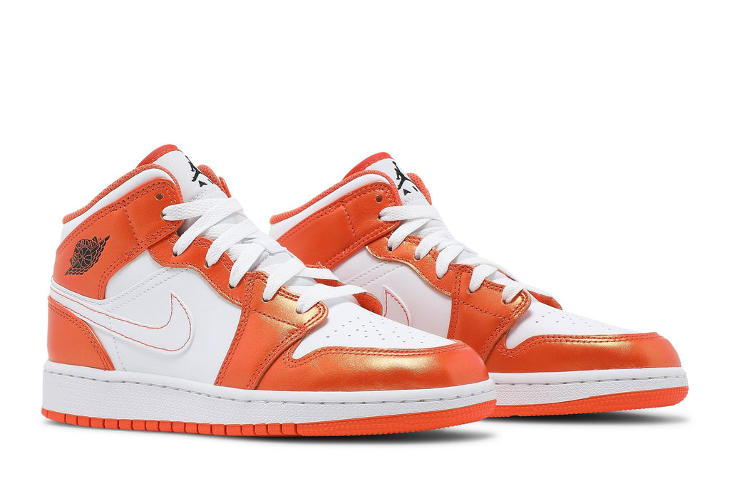 Retro 1 Mid SE GS Sneakers — Electro Orange — DM4228-800