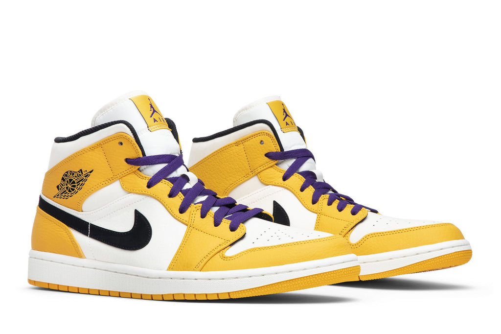 Retro 1 Mid Sneakers — Lakers — 852542-700