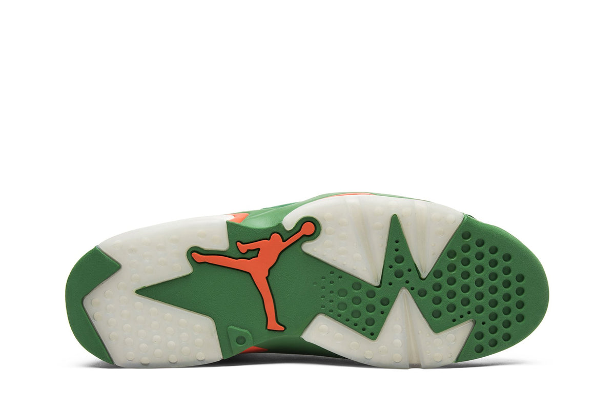 Retro 6 NRG Sneakers — Green Suede Gatorade — AJ5986-335