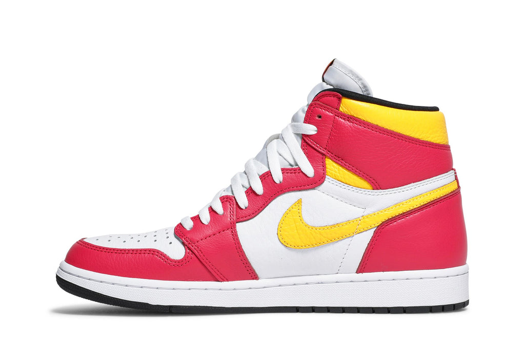 Retro 1 High OG Sneakers — Light Fusion Red — 555088-603