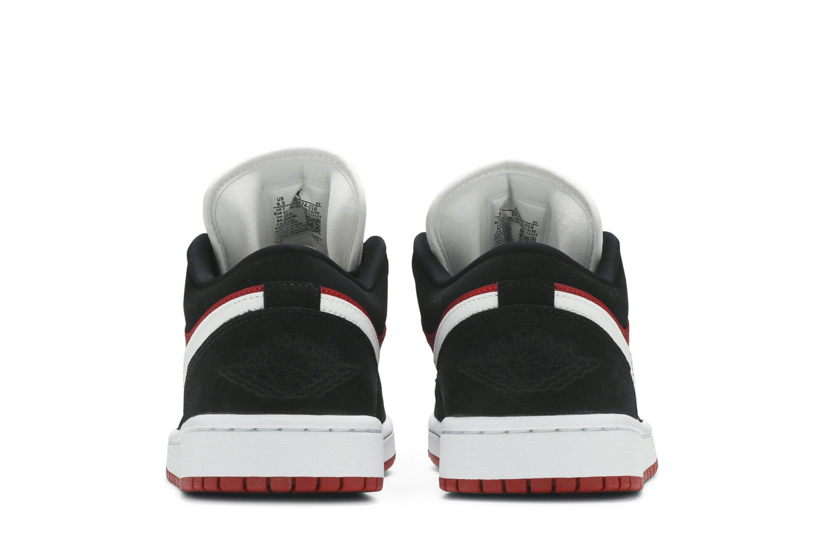 Retro 1 Low Sneakers — Gym Red Black — DC0774-016