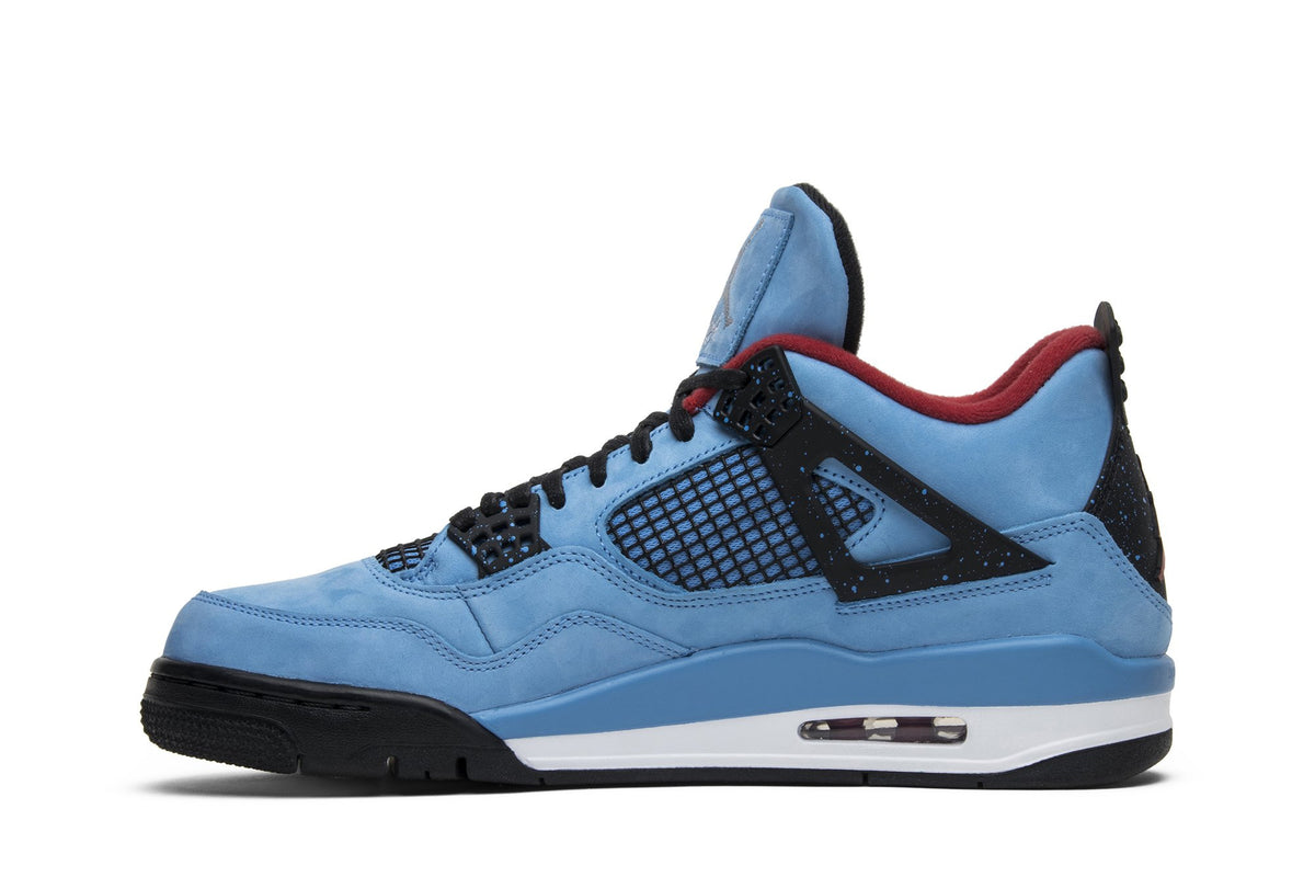 Travis Scott Collaboration — Retro 4 Sneakers — Cactus Jack — 308497-406