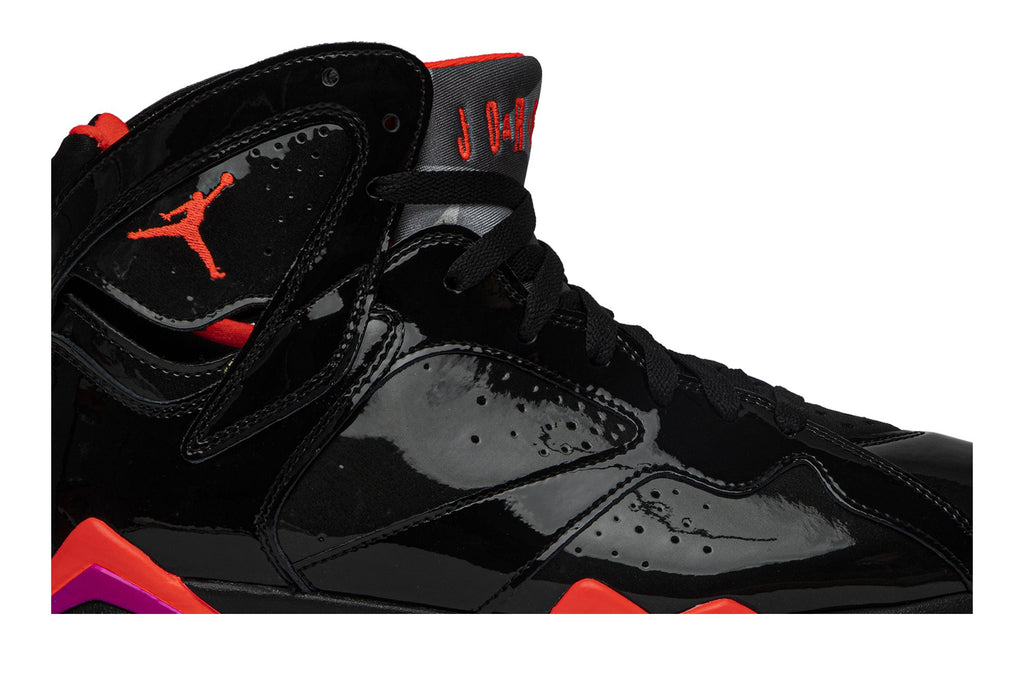 Retro 7 Sneakers — Black Gloss — 313358-006
