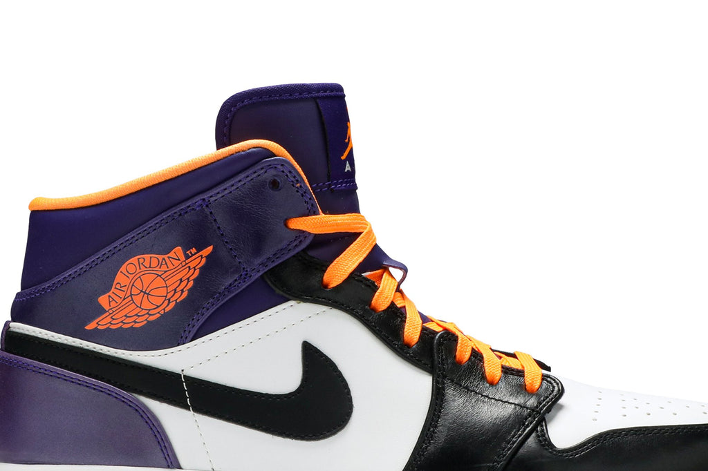 Retro 1 Mid Sneakers — Phoenix Suns — 554724-117