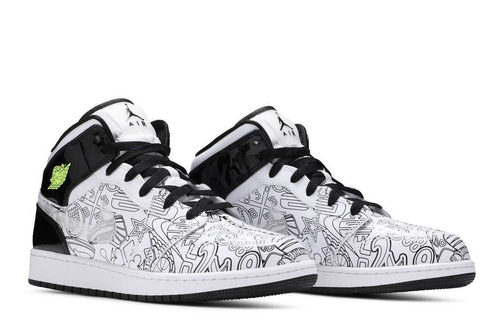 Retro 1 Mid SE GS Sneakers — DIY — DC4099-100