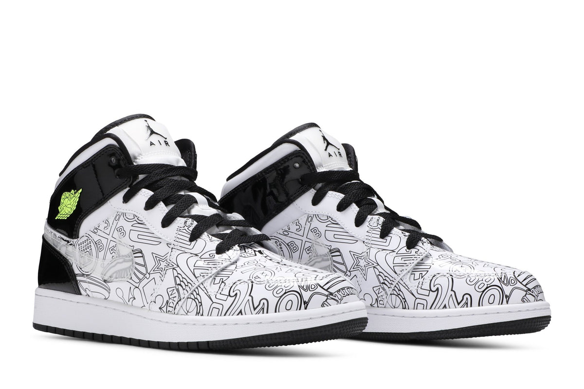 Retro 1 Mid SE GS Sneakers — DIY — DC4099-100