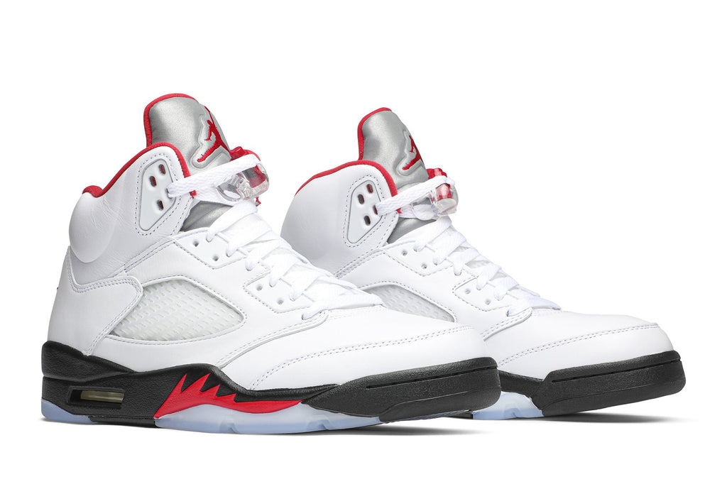 Retro 5 Sneakers — Fire Red — DA1911-102