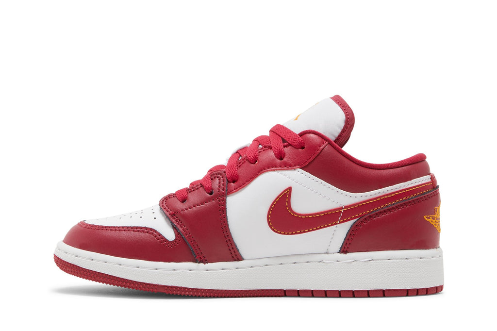 Retro 1 Low GS Sneakers — Cardinal Red — 553560-607