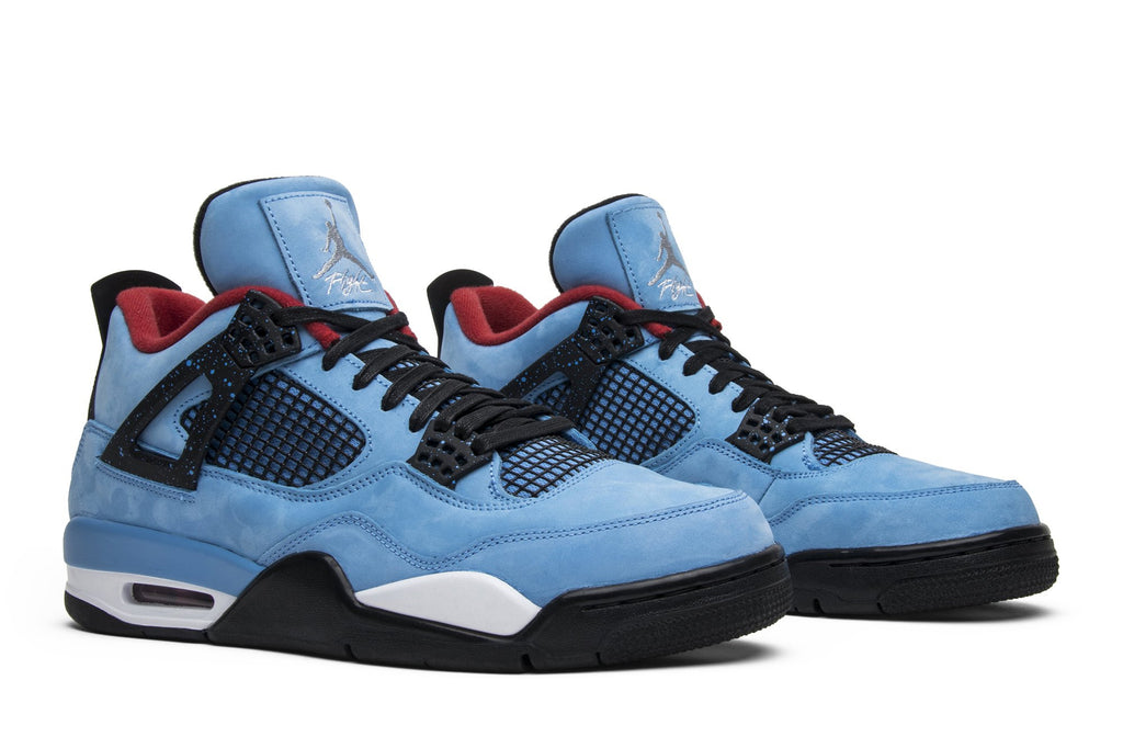 Travis Scott Collaboration — Retro 4 Sneakers — Cactus Jack — 308497-406
