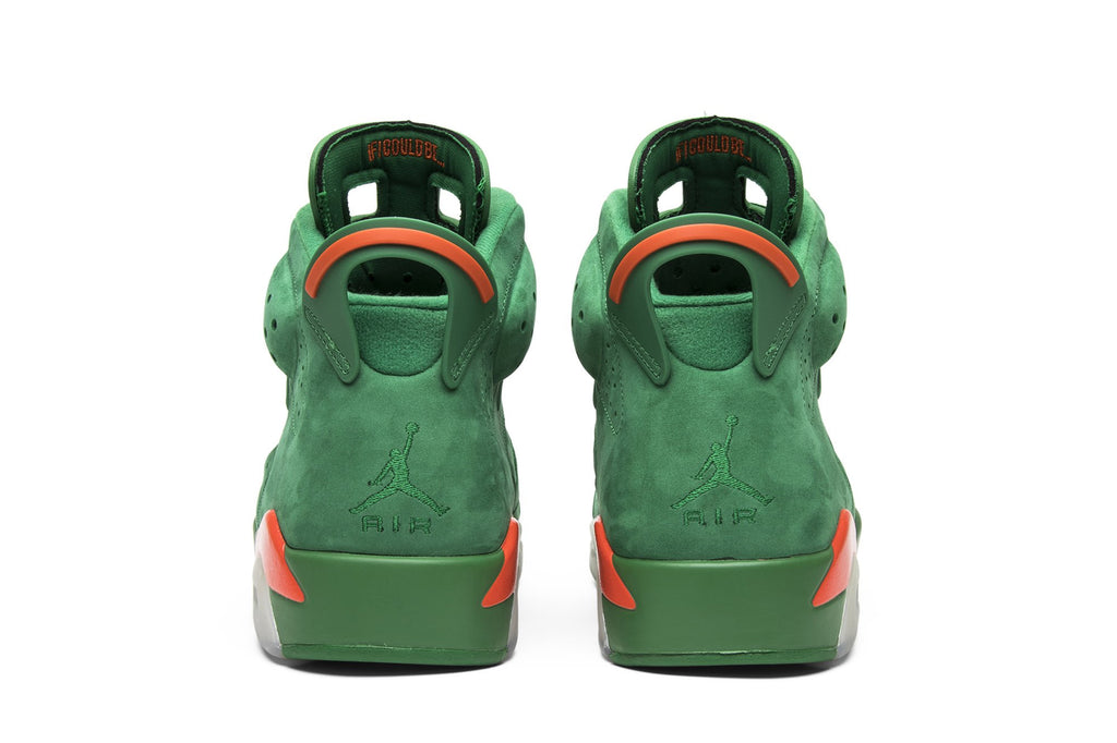 Retro 6 NRG Sneakers — Green Suede Gatorade — AJ5986-335