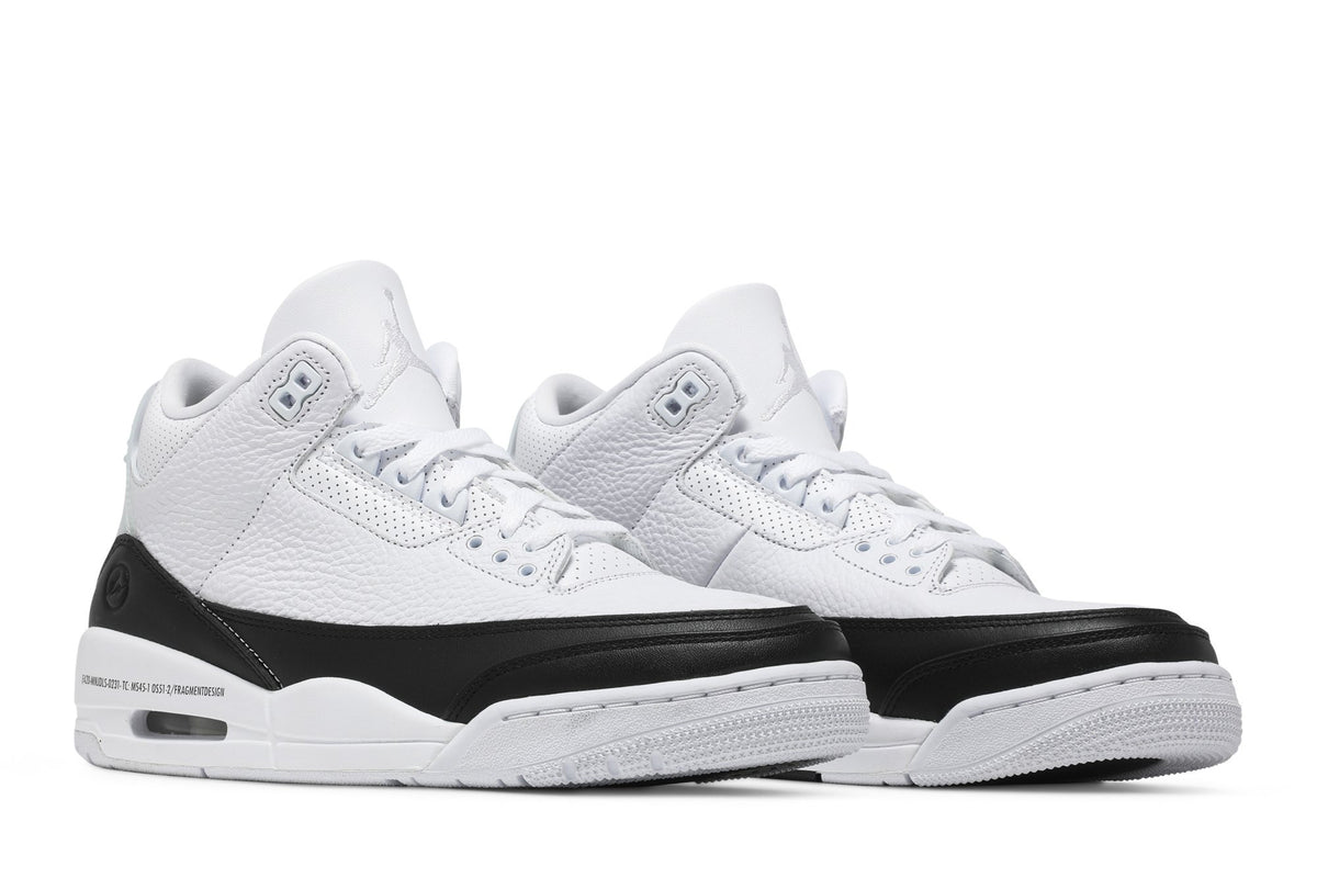 Fragment Design Collaboration — Retro 3 SP Sneakers — White — DA3595-100