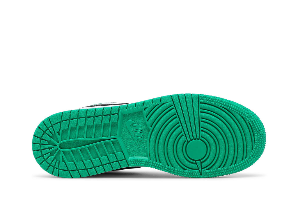 Retro 1 Low GS Sneakers — White Lucky Green — 553560-129