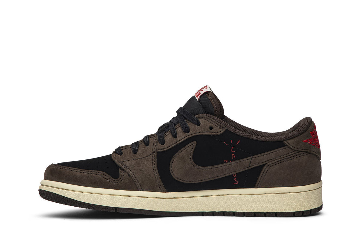 Travis Scott Collaboration — Retro 1 Low Sneakers — Mocha — CQ4277-001