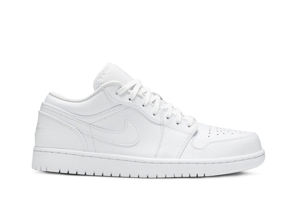 Retro 1 Low Sneakers — Triple White — 553558-130