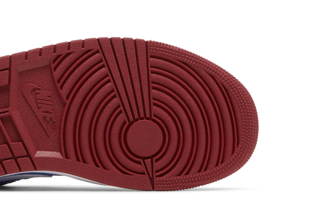 Retro 1 Low Sneakers — Deep Red Blue — DC0774-604