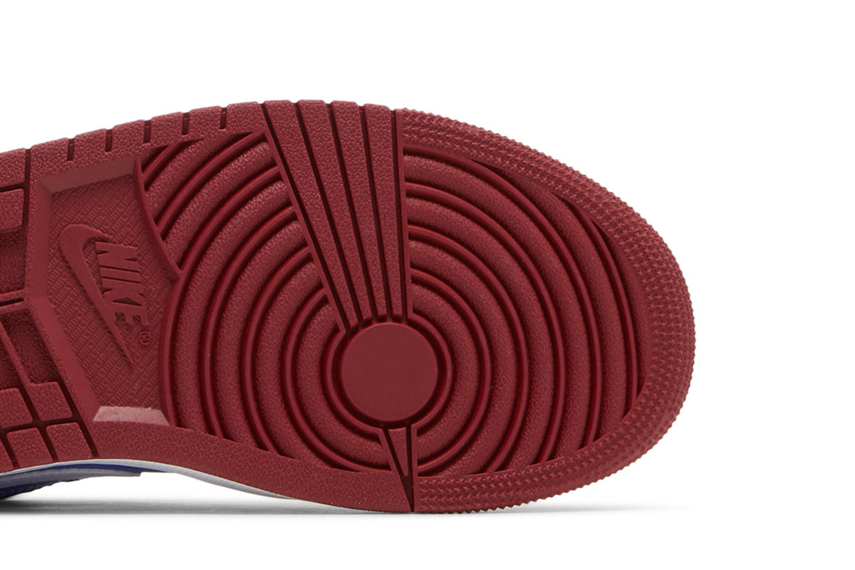 Retro 1 Low Sneakers — Deep Red Blue — DC0774-604