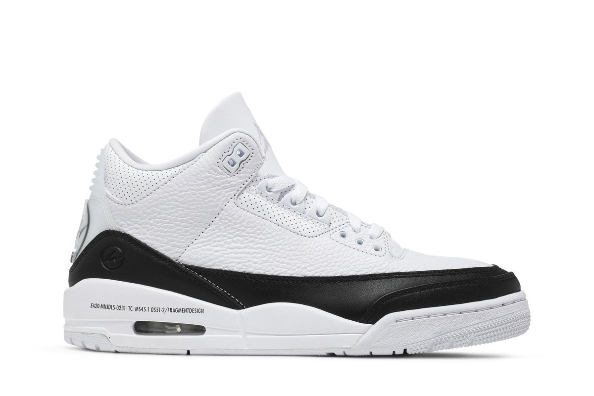 Fragment Design Collaboration — Retro 3 SP Sneakers — White — DA3595-100