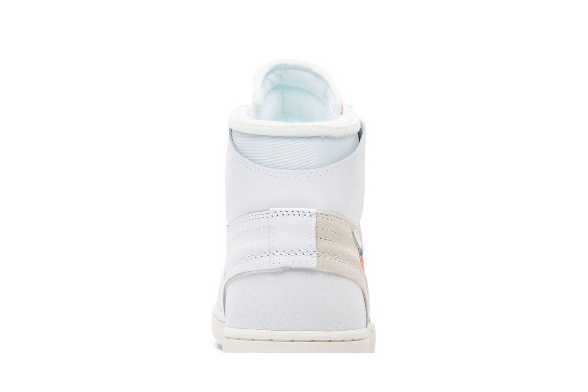 Off-White Collaboration — Retro 1 High OG Sneakers — White — AQ0818-100