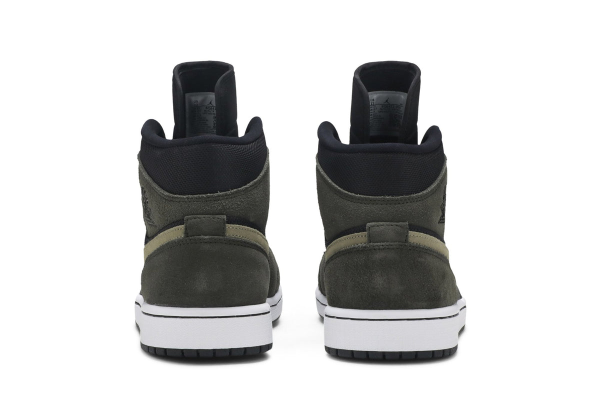 Retro 1 Mid Sneakers — Olive — BQ6472-030