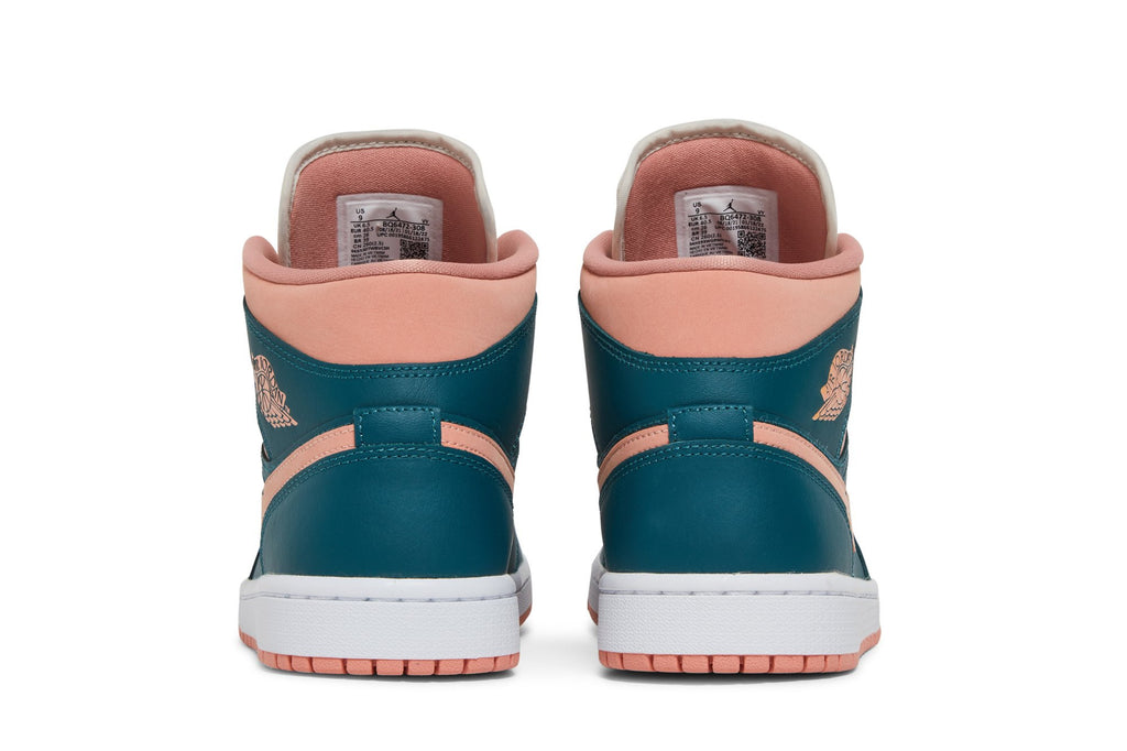 Retro 1 Mid Sneakers — Dark Teal Green — BQ6472-308