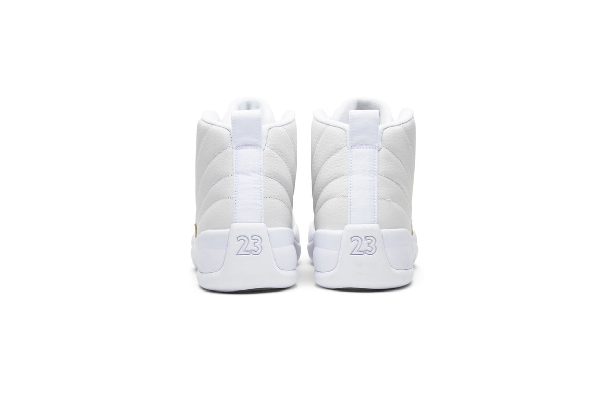 OVO Collaboration — Retro 12 Sneakers — White — 873864-102