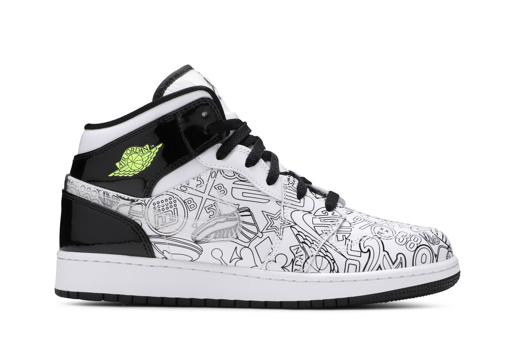 Retro 1 Mid SE GS Sneakers — DIY — DC4099-100