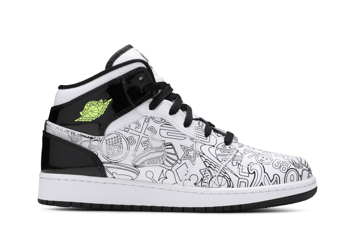 Retro 1 Mid SE GS Sneakers — DIY — DC4099-100