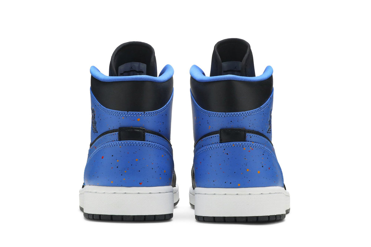 Retro 1 Mid Sneakers — Royal Splatter — 554724-048