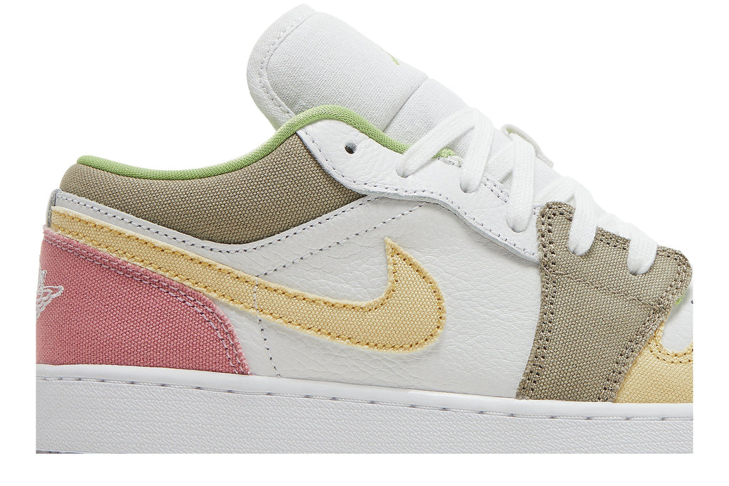 Retro 1 Low SE GS Sneakers — Pastel Grind — DJ0341-100
