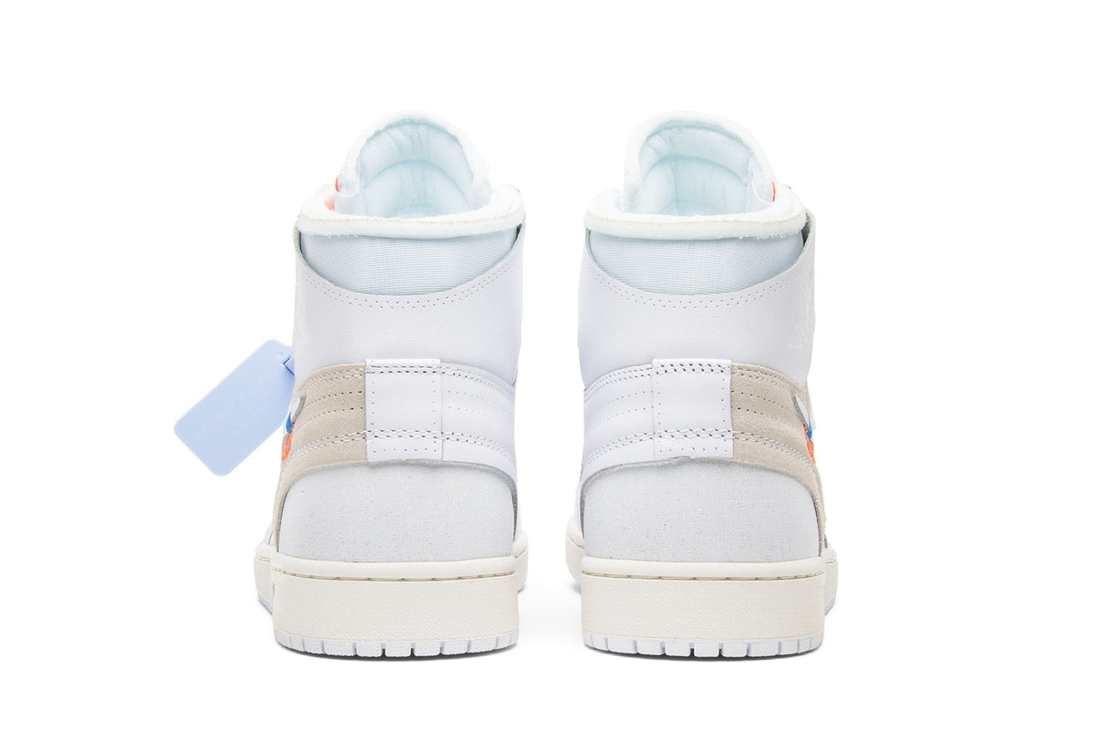 Off-White Collaboration — Retro 1 High OG Sneakers — White — AQ0818-100