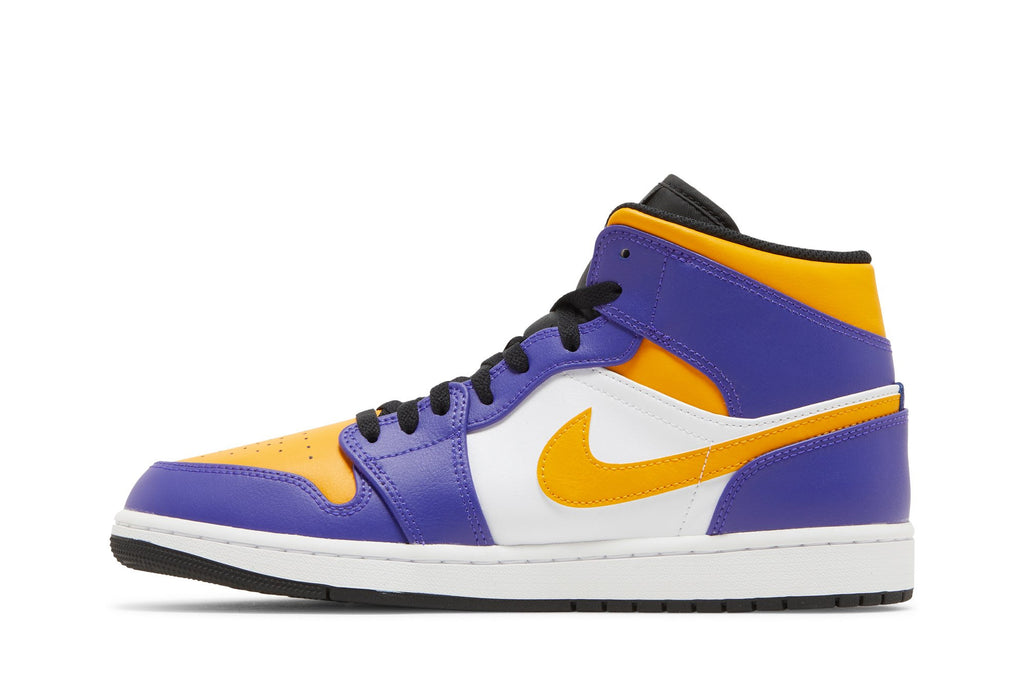Retro 1 Mid Sneakers — Lakers — DQ8426-517