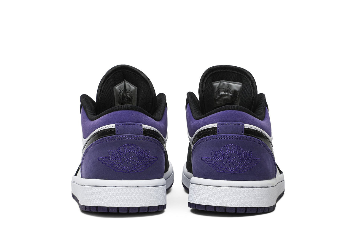 Retro 1 Low Sneakers — Court Purple — 553558-125