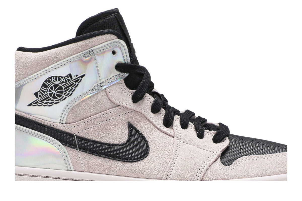 Retro 1 Mid Sneakers — Iridescent — BQ6472-602