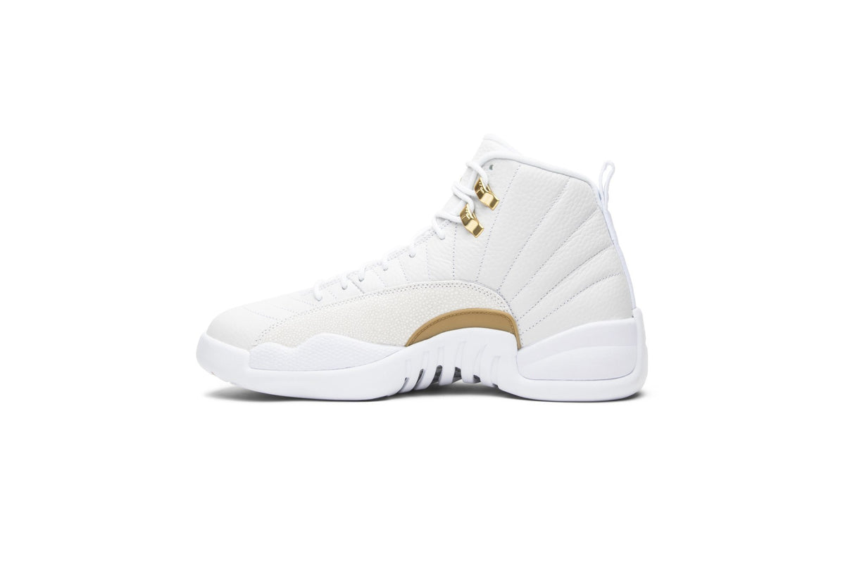 OVO Collaboration — Retro 12 Sneakers — White — 873864-102