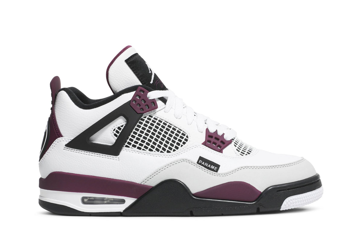 Paris Saint-Germain Collaboration — Retro 4 Sneakers — Bordeaux — CZ5624-100