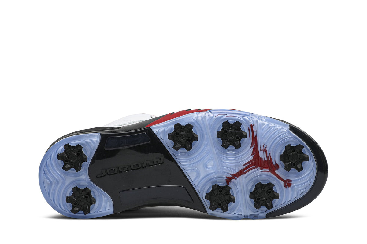 Retro 5 Low Golf Shoes — Fire Red — CU4523-100