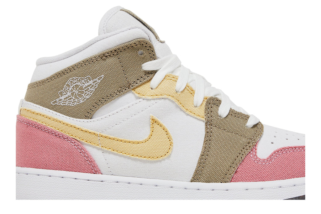 Retro 1 Mid SE GS Sneakers — Pastel Grind — DJ0338-100