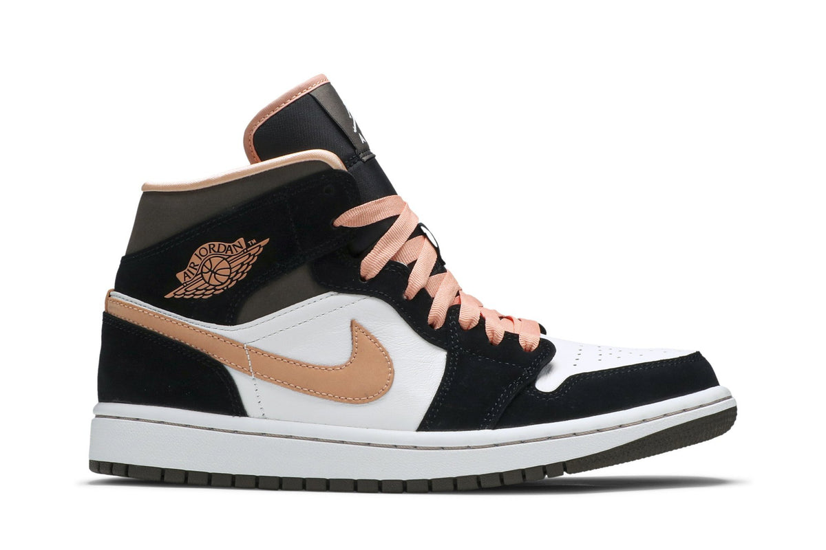 Retro 1 Mid SE Sneakers — Peach Mocha — DH0210-100