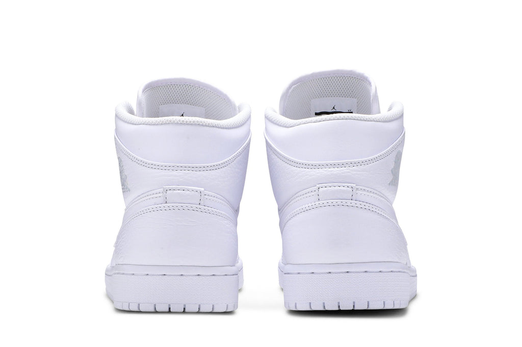 Retro 1 Mid Sneakers — Triple White — 554724-109