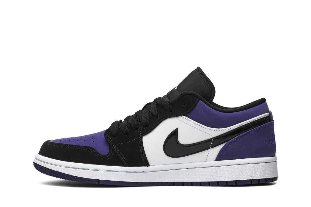 Retro 1 Low Sneakers — Court Purple — 553558-125