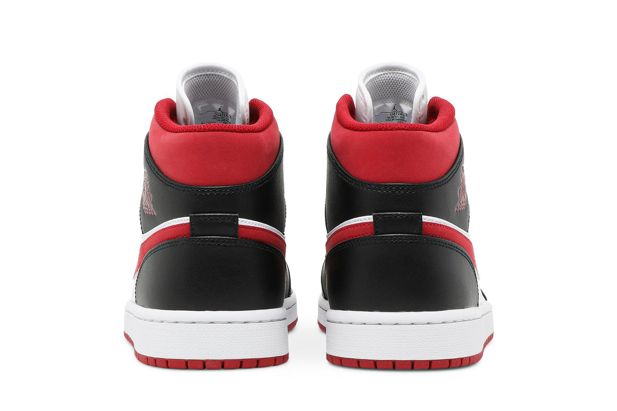 Retro 1 Mid Sneakers — Black Gym Red — 554724-122