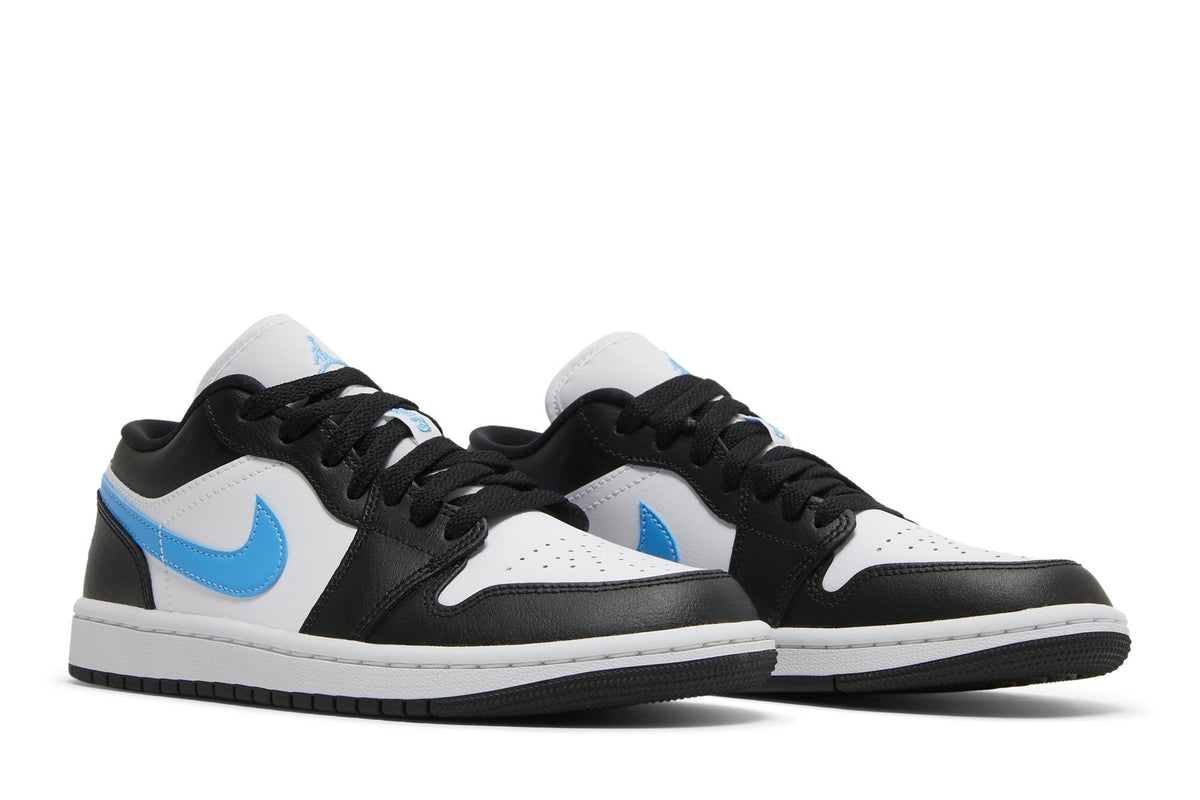Retro 1 Low Sneakers — Black University Blue — DC0774-041