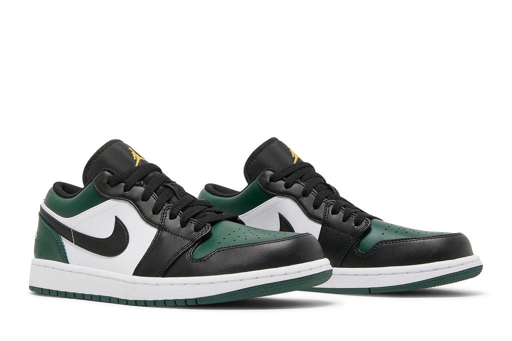 Retro 1 Low Sneakers — Green Toe — 553558-371